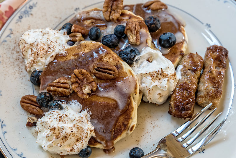 Breakfast - Blueberry Pancakes